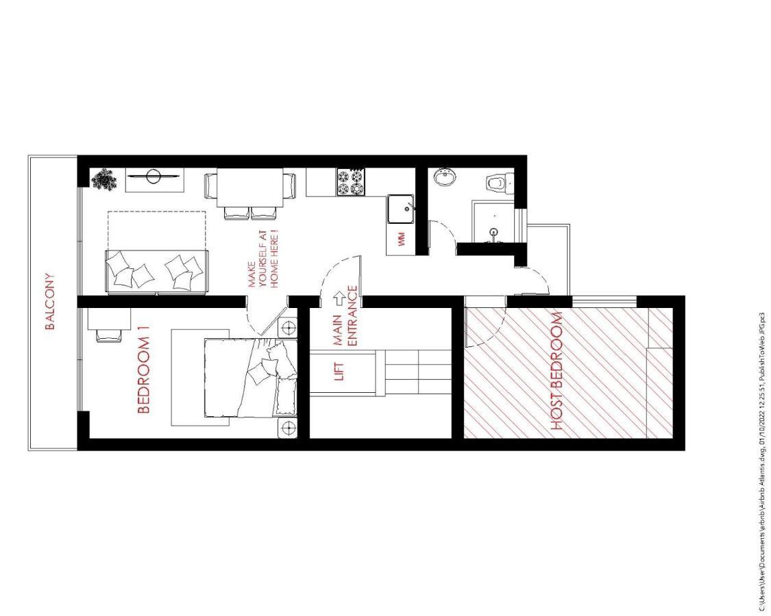 F8 1 Seaview Room, Living And Bathroom Shared , Stjulians Saint Julian's Luaran gambar