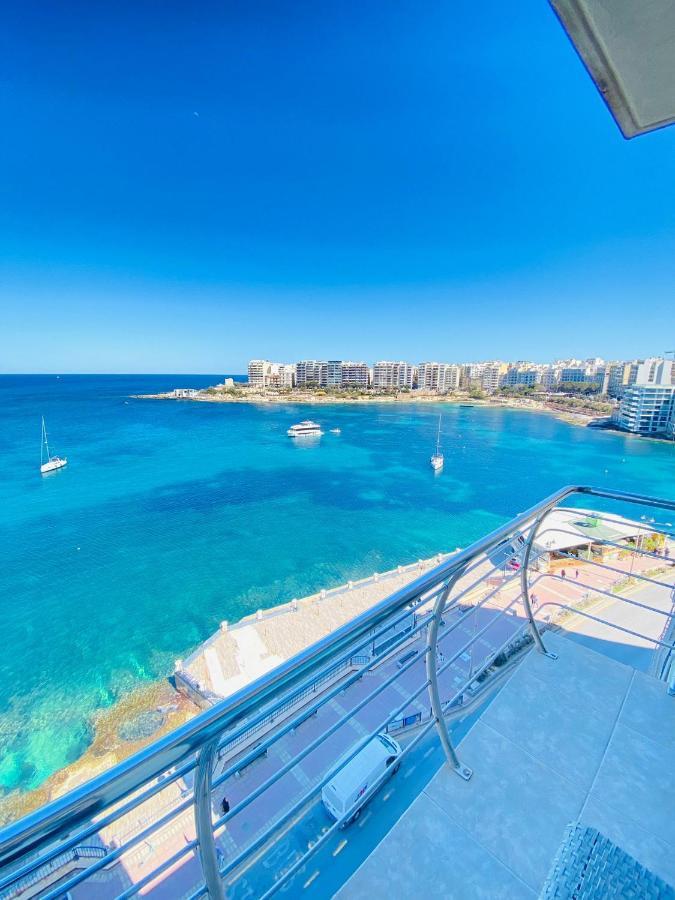 F8 1 Seaview Room, Living And Bathroom Shared , Stjulians Saint Julian's Luaran gambar